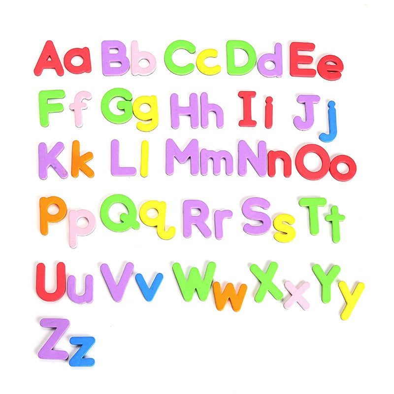 Magnetic Alphabet Letters and Numbers