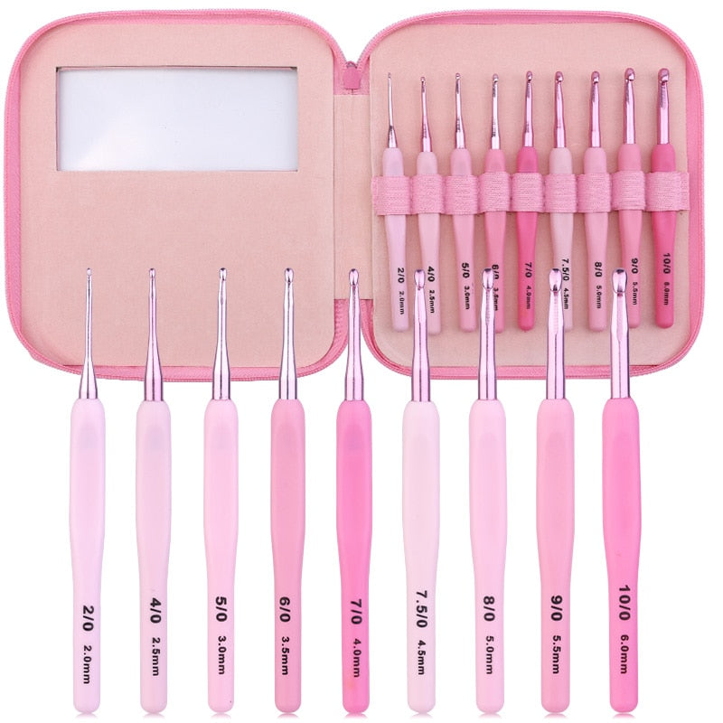 Pretty in Pink Crochet Hook Set