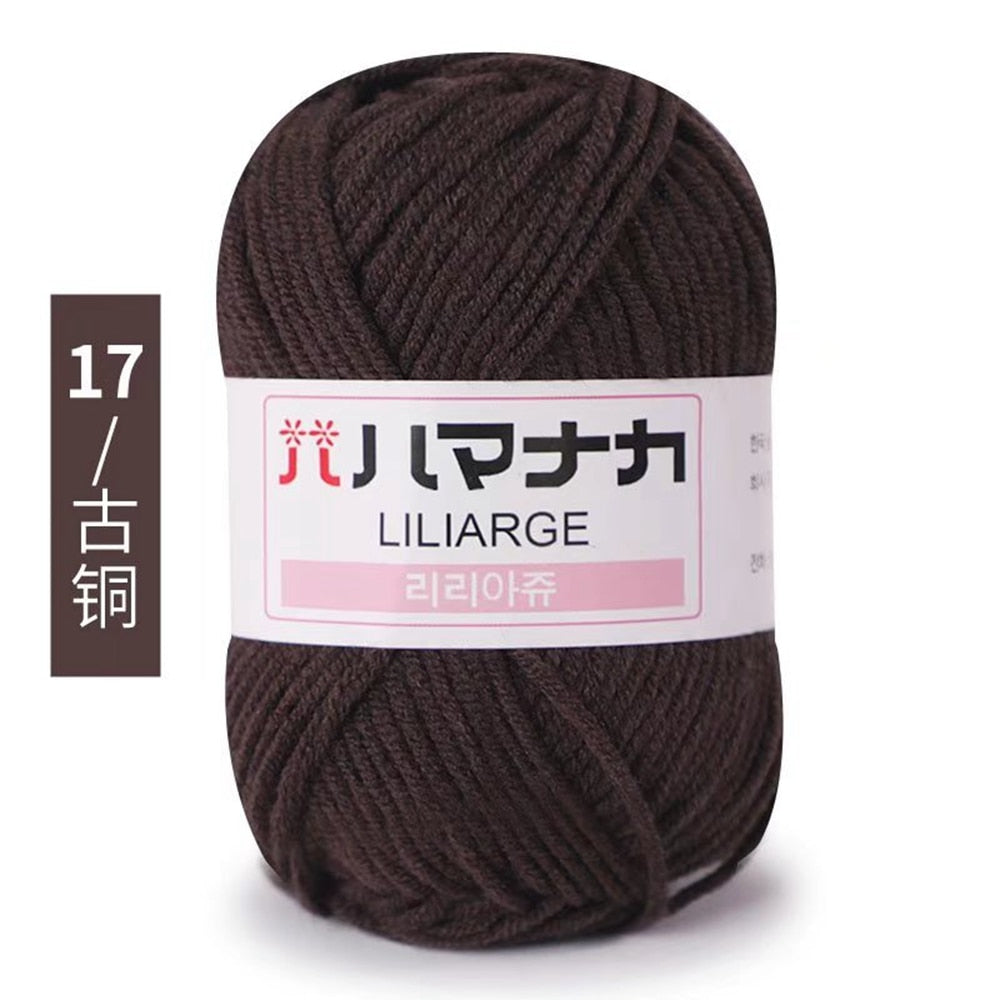 25g 4ply Milk Cotton Yarn Anti-Pilling (10/pack)