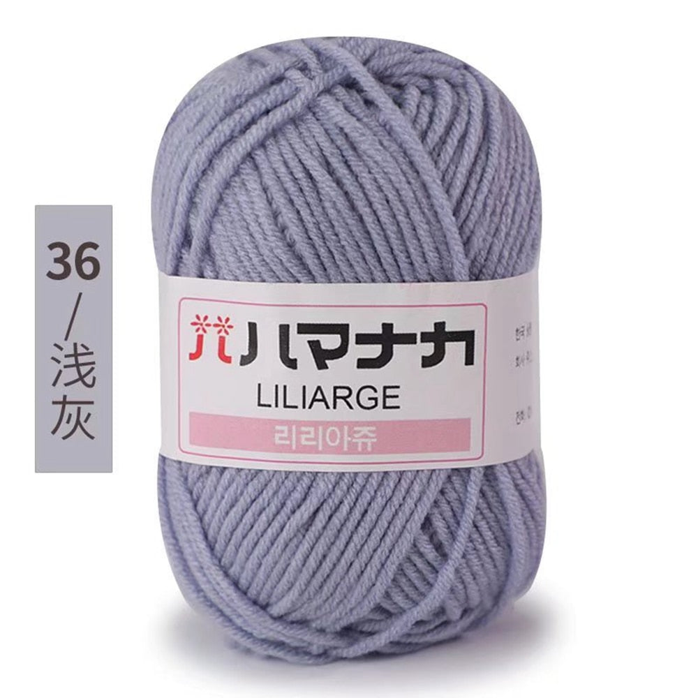 25g 4ply Milk Cotton Yarn Anti-Pilling (10/pack)