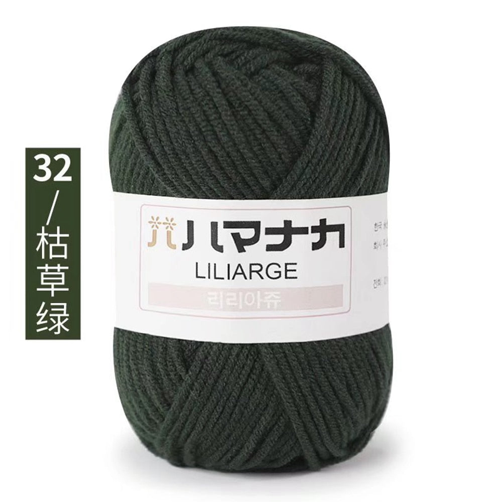 25g 4ply Milk Cotton Yarn Anti-Pilling (10/pack)