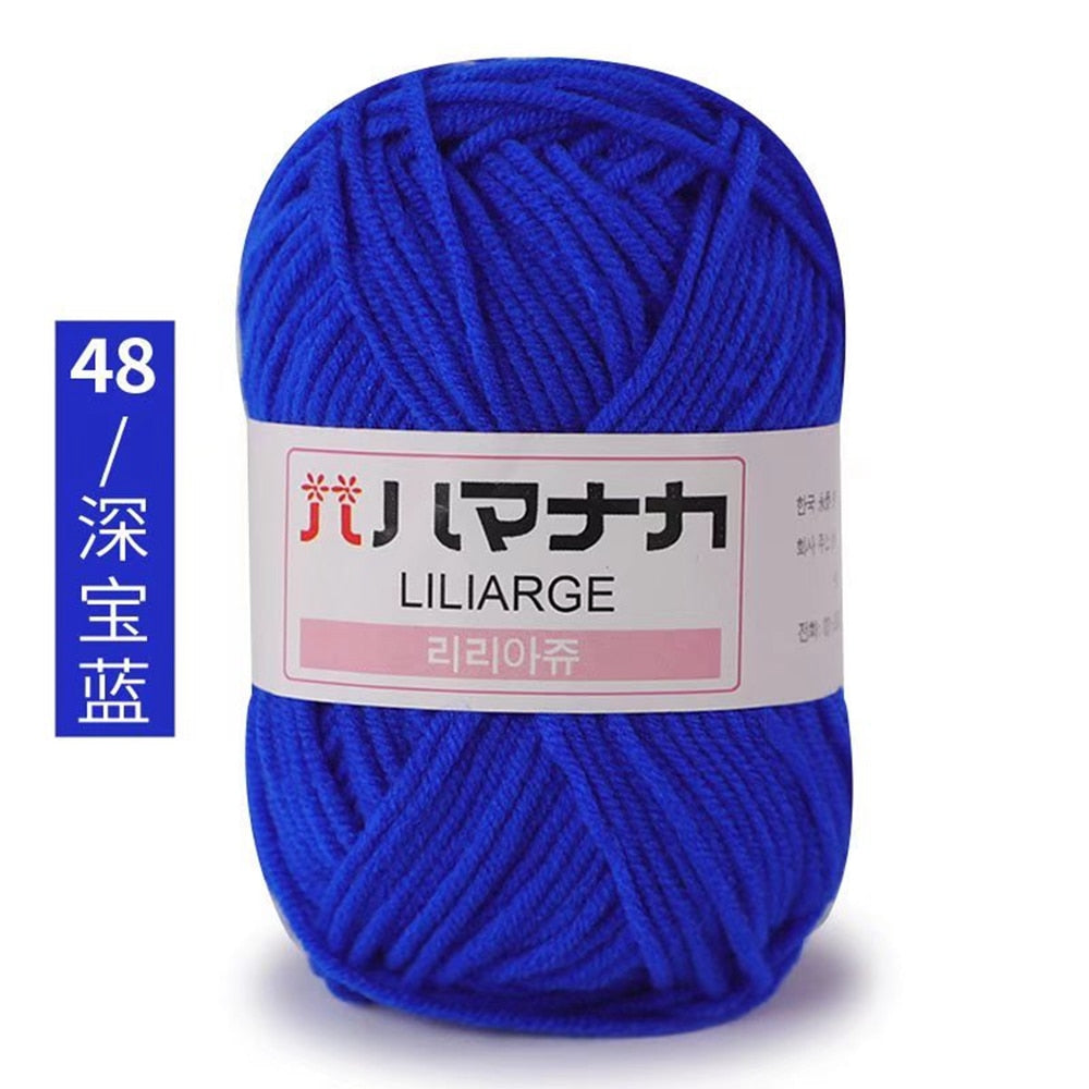 25g 4ply Milk Cotton Yarn Anti-Pilling (10/pack)