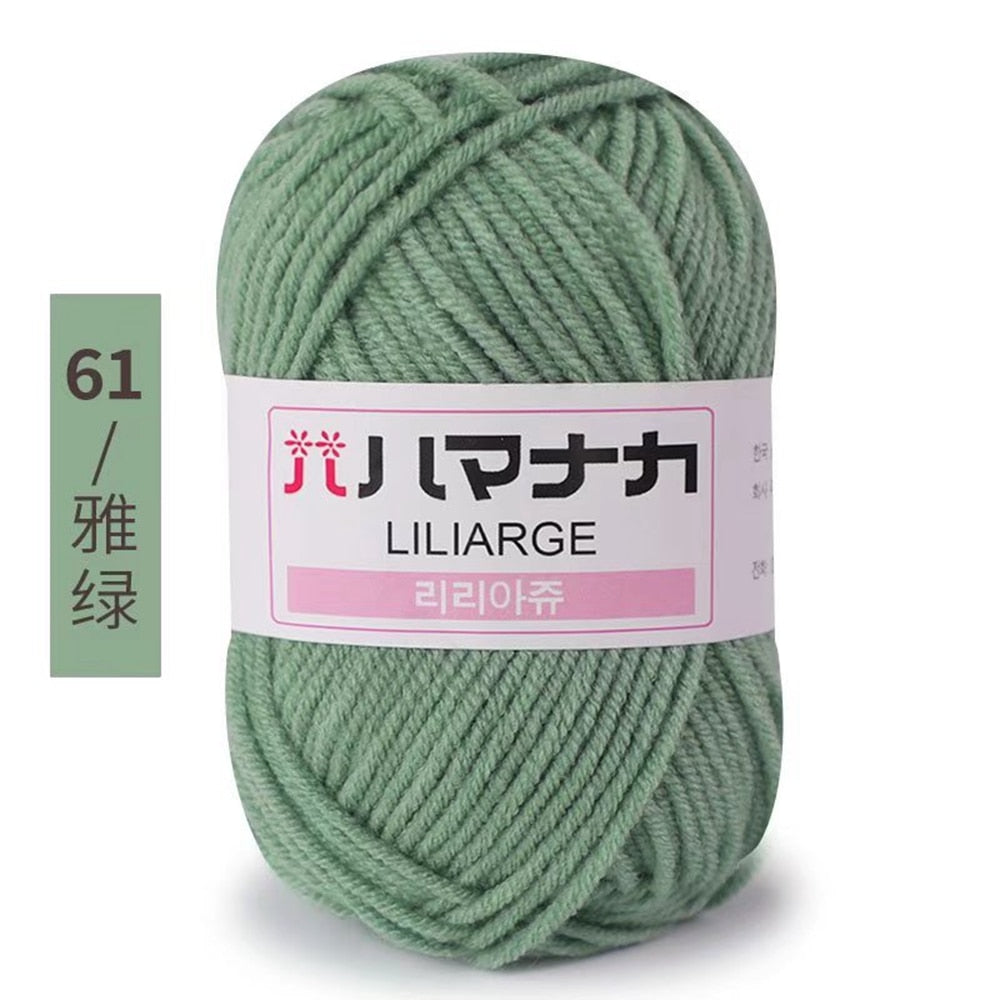 25g 4ply Milk Cotton Yarn Anti-Pilling (10/pack)