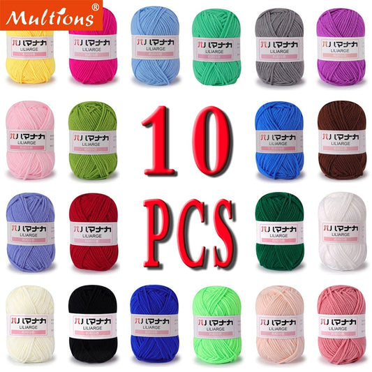 25g 4ply Milk Cotton Yarn Anti-Pilling (10/pack)