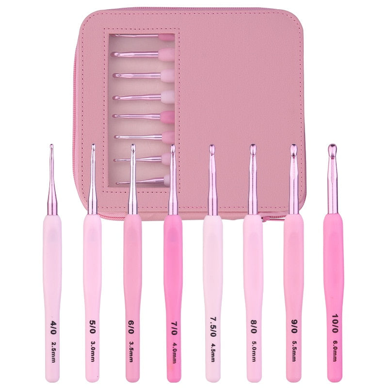 Pretty in Pink Crochet Hook Set