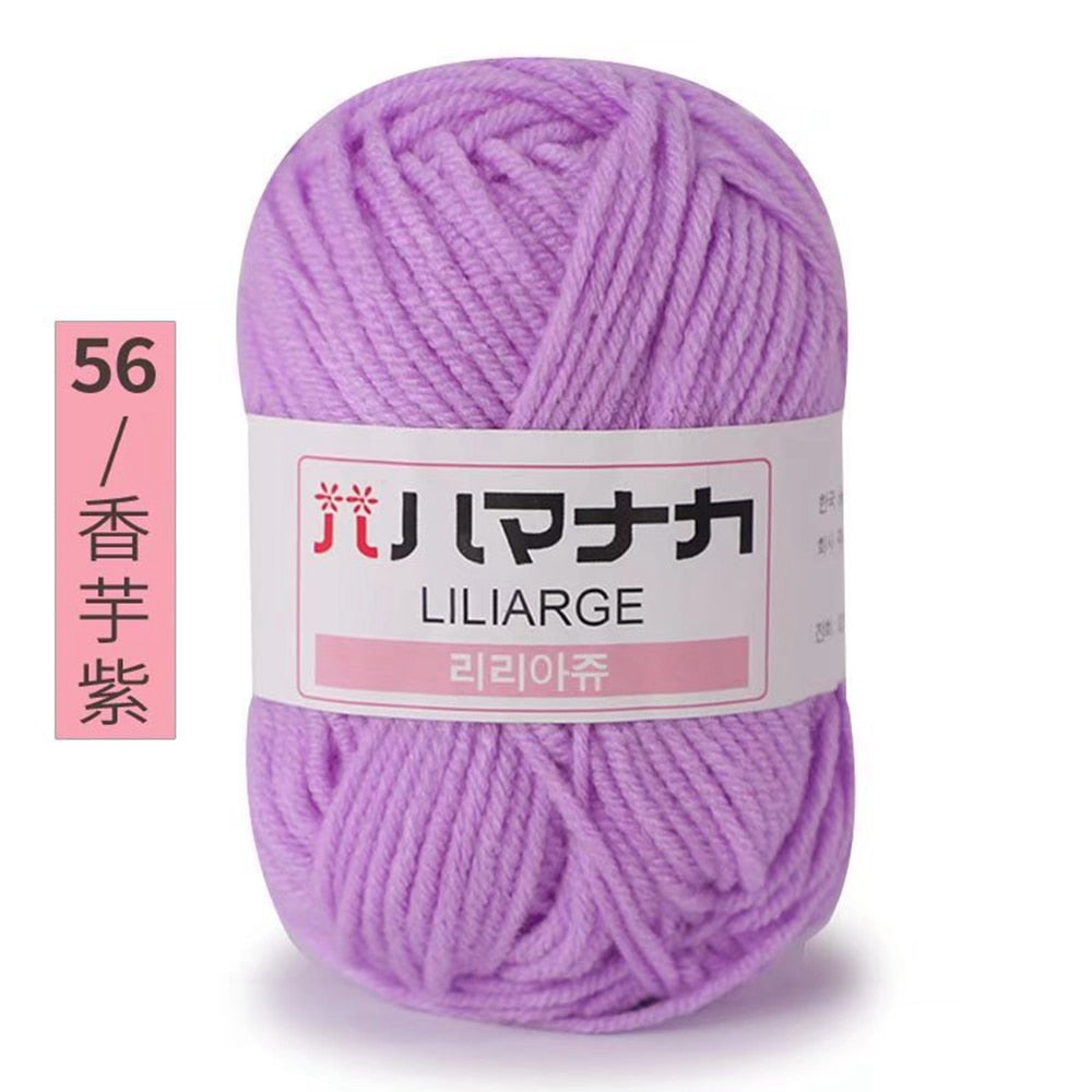 25g 4ply Milk Cotton Yarn Anti-Pilling (10/pack)