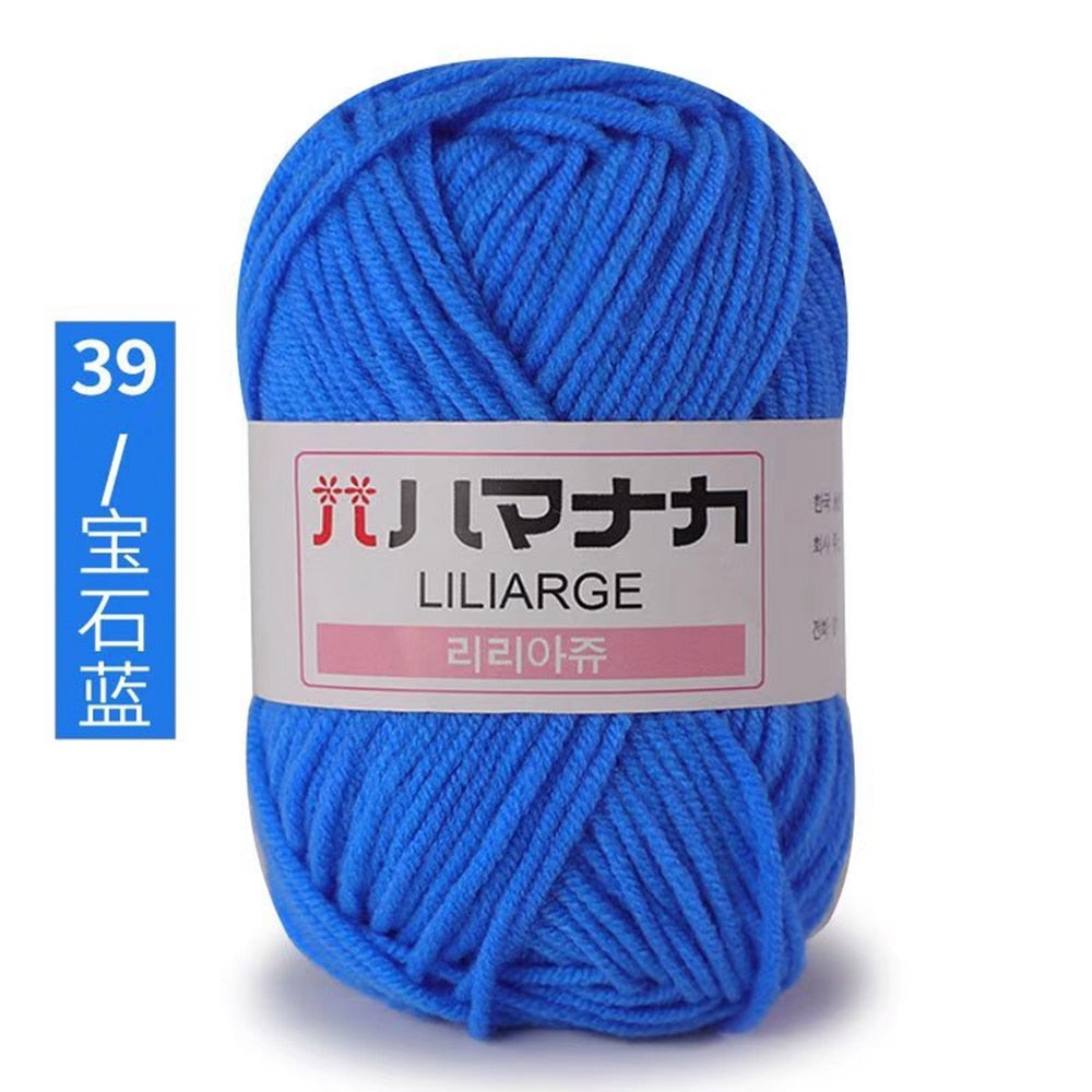 25g 4ply Milk Cotton Yarn Anti-Pilling (10/pack)