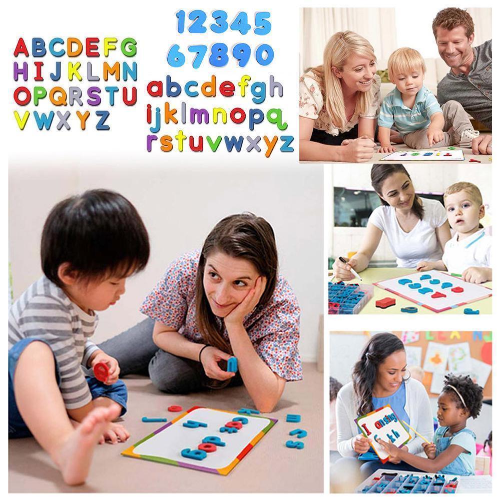 Magnetic Alphabet Letters and Numbers