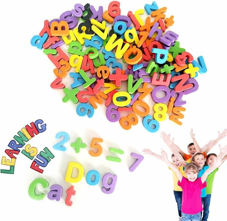 Magnetic Alphabet Letters and Numbers