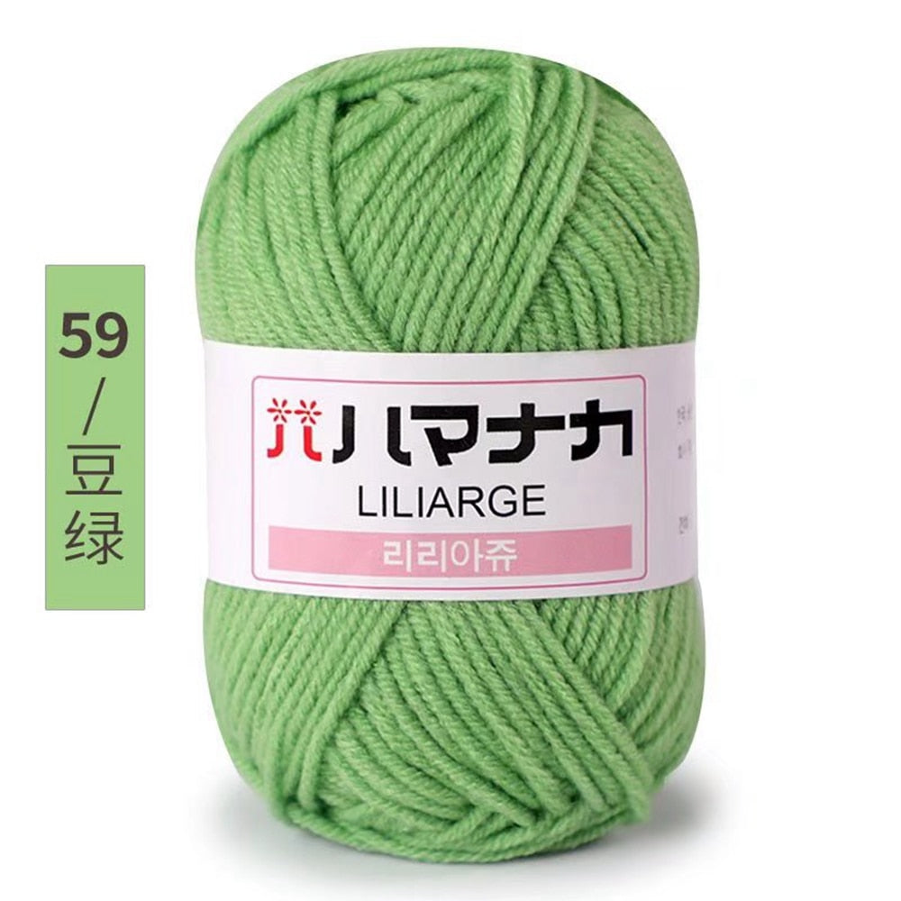 25g 4ply Milk Cotton Yarn Anti-Pilling (10/pack)