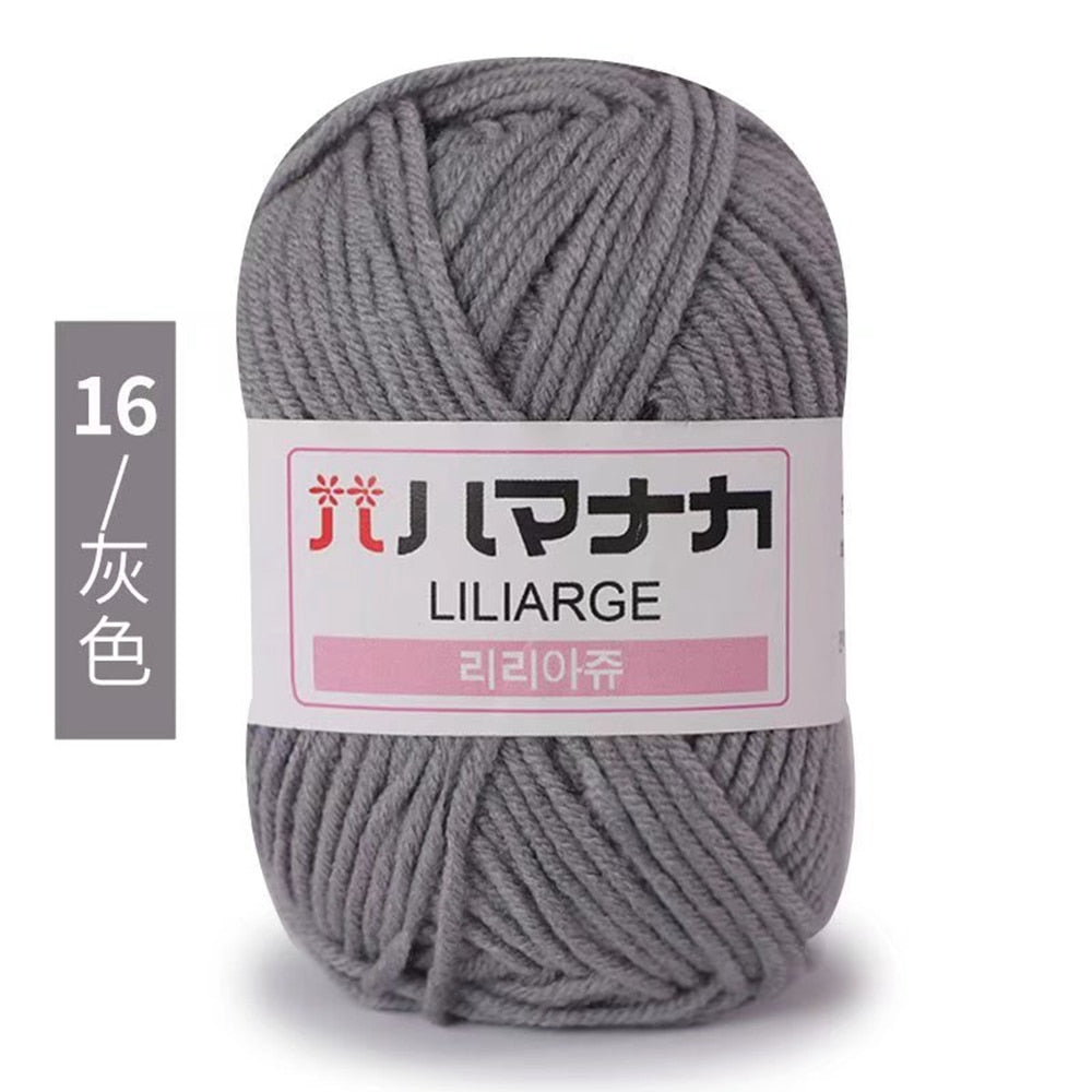 25g 4ply Milk Cotton Yarn Anti-Pilling (10/pack)