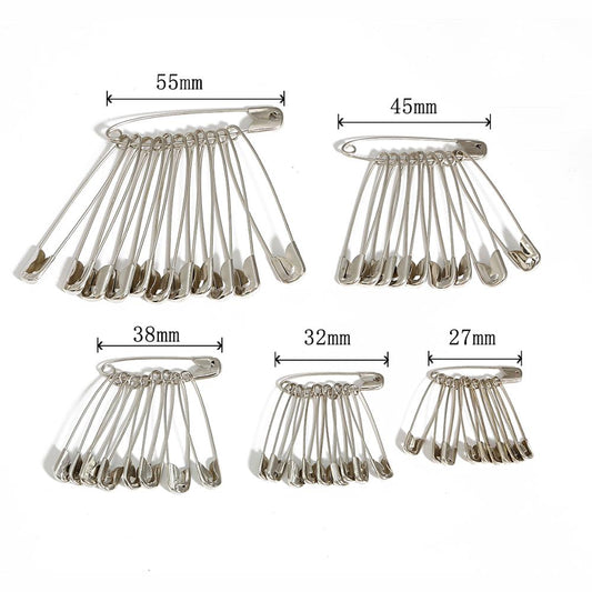 50Pcs Silver Safety Pins