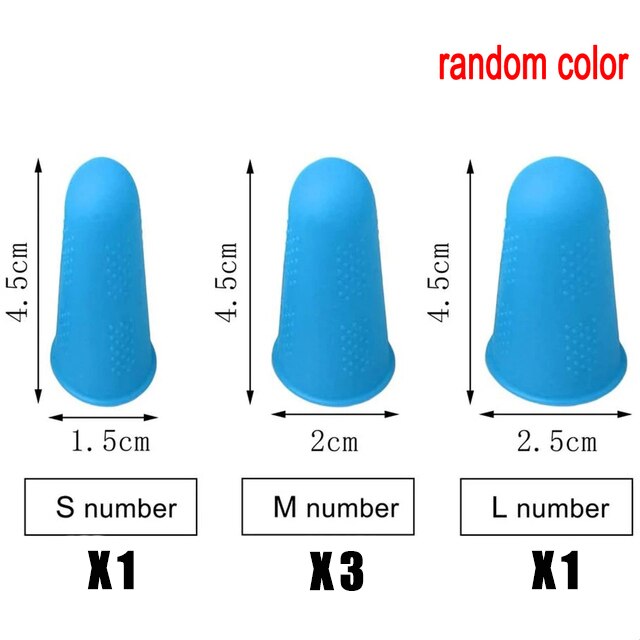 Silicone Finger Thimble 3-5pc