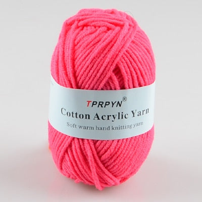 Cotton Blended Worsted Yarn