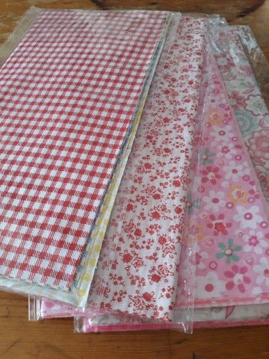 Patterned Cotton Fabric 7pc/pack