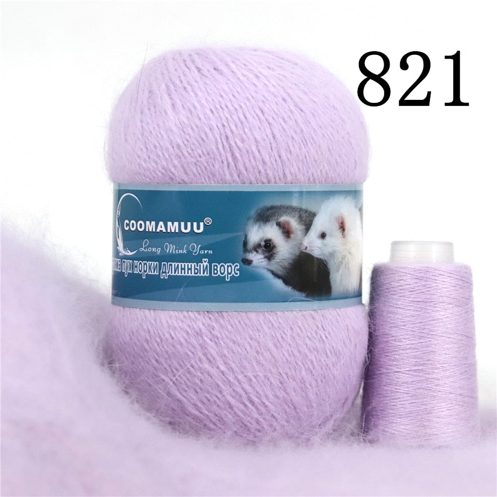 70g/Pcs High Quality Soft Mink Velvet Wool Yarn