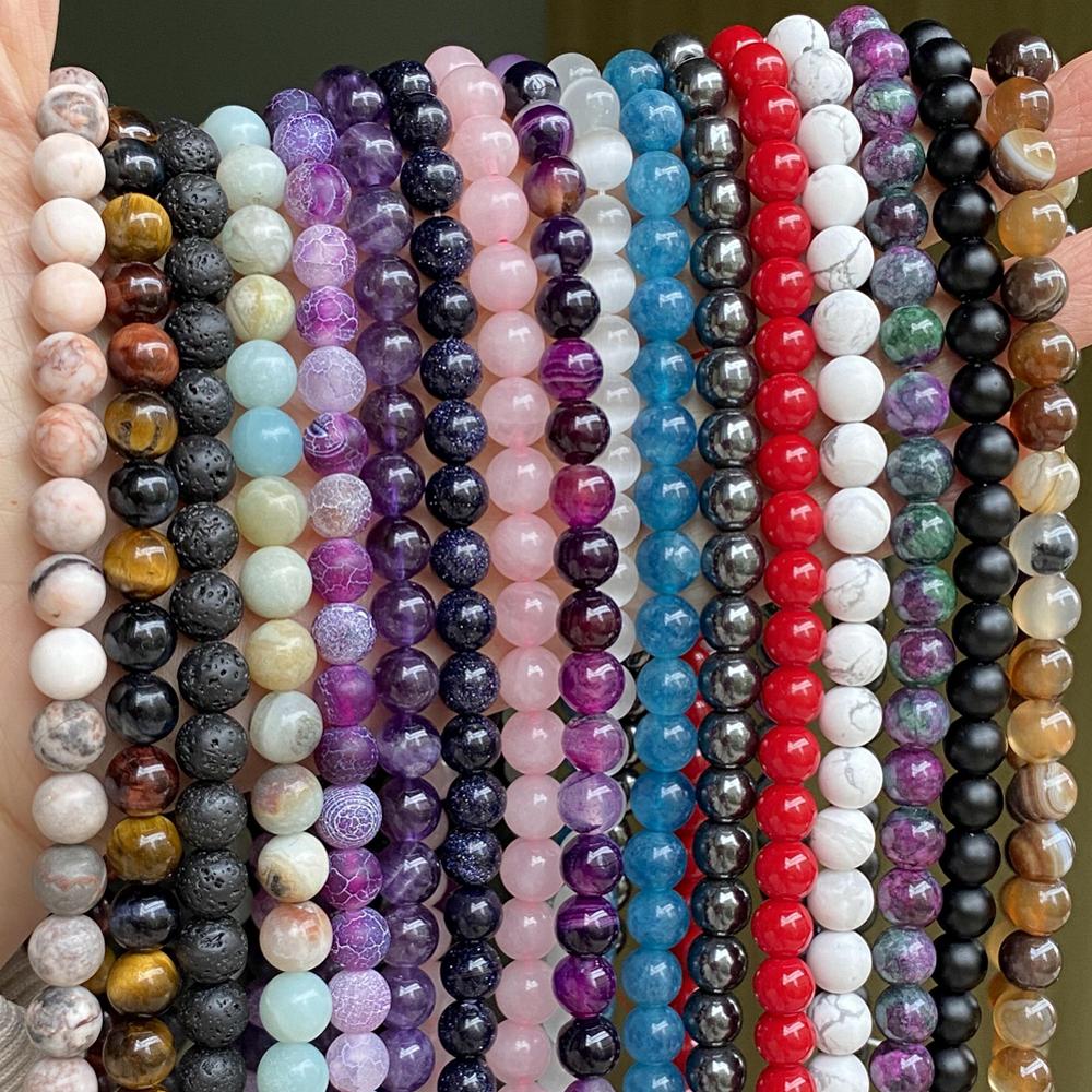 Natural Spacer Loose Stone Beads