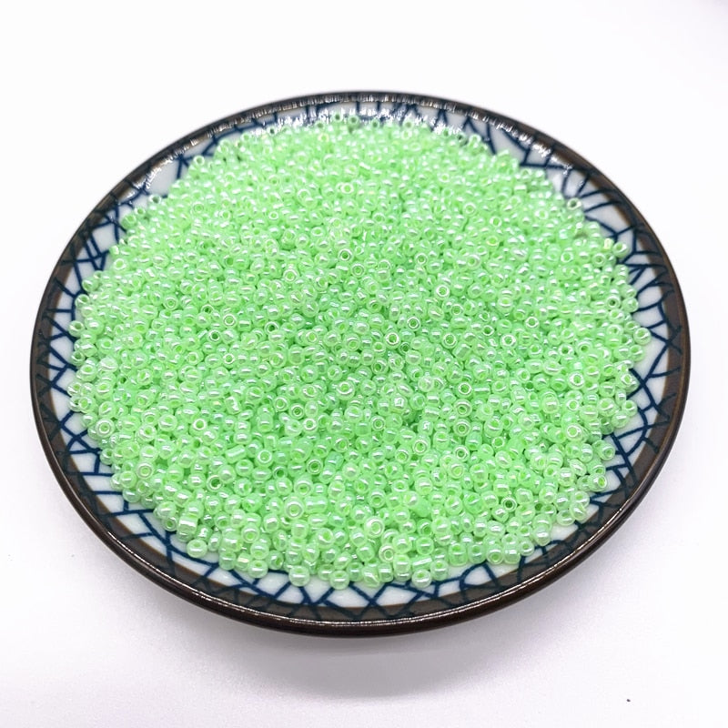 Czech Glass Seed Beads (size and color options, 200/500/1000 per pack)