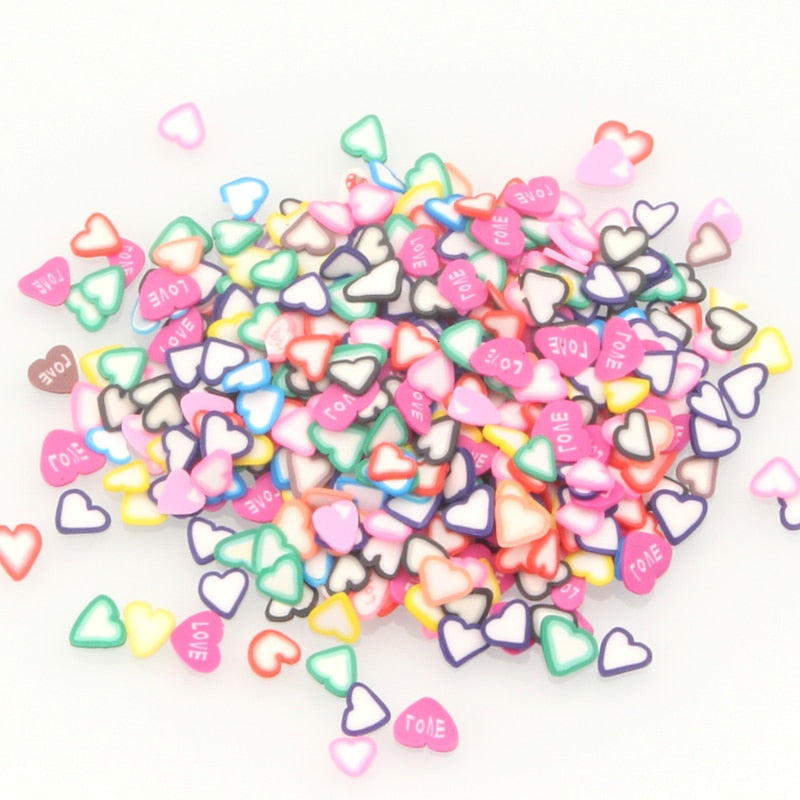 Polymer Clay Stickers (shape options, 1000/pack)