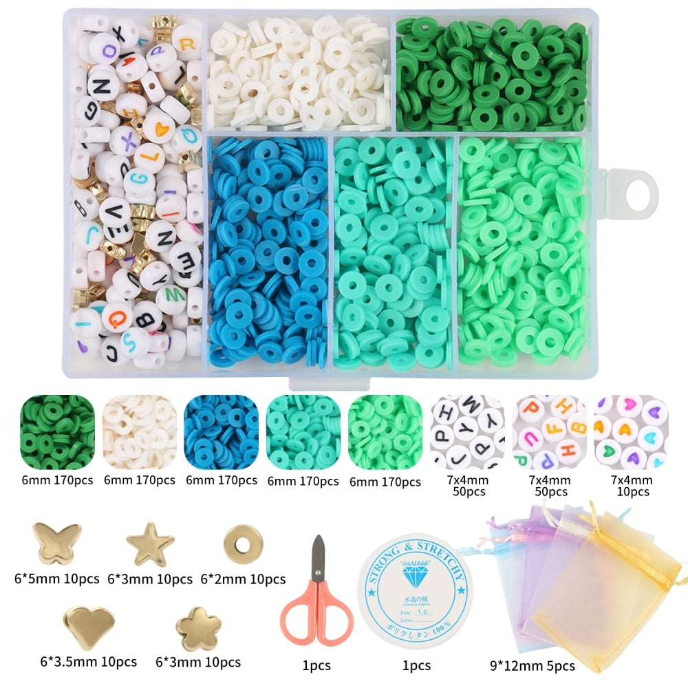 15 Style Mix Polymer Clay Acrylic Jewelry Making Kits