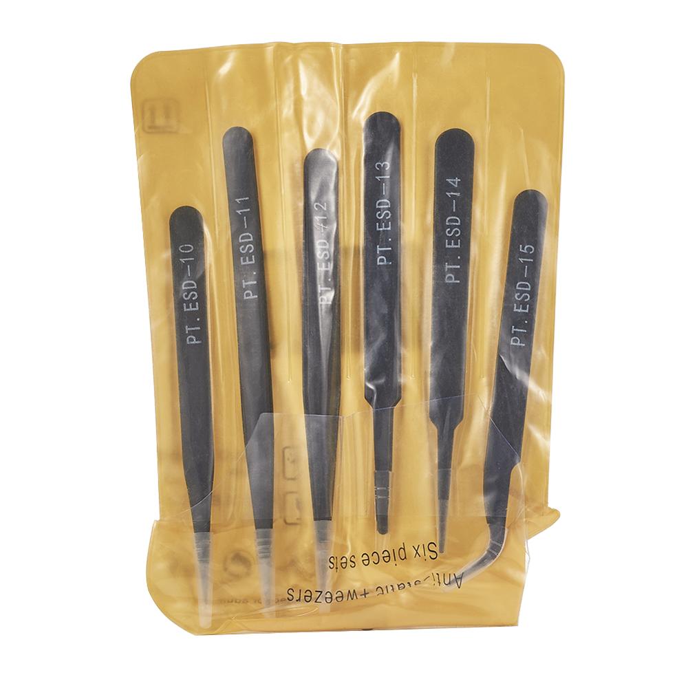 Black Beading Tweezers (1/3/6 pack)