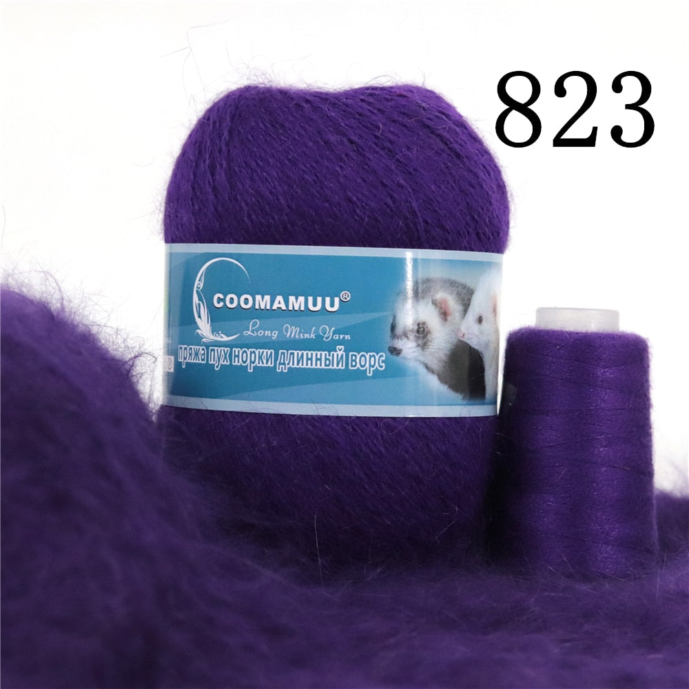 70g/Pcs High Quality Soft Mink Velvet Wool Yarn