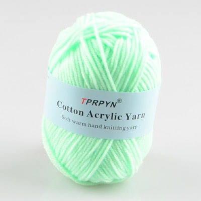 Cotton Blended Worsted Yarn