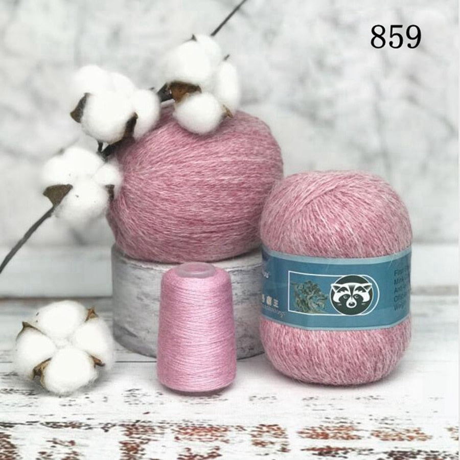 70g/Pcs High Quality Soft Mink Velvet Wool Yarn