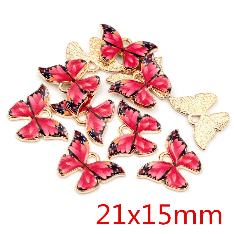 Colorful Butterfly Charms