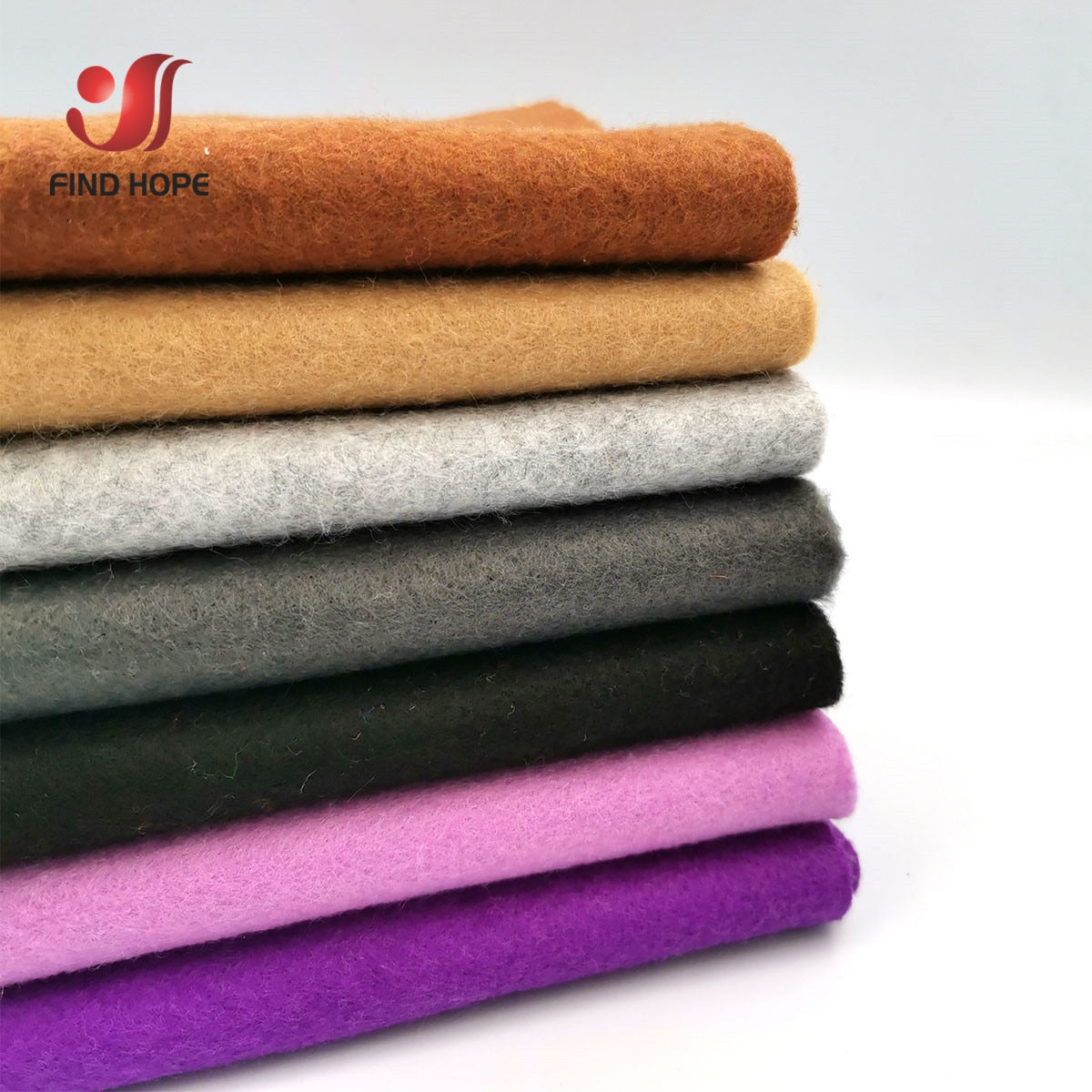 7 Rolls Soft Felt Fabric Non-woven