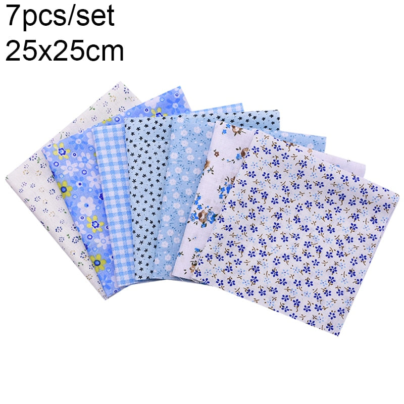 7-50pcs Assorted Floral Printed Cotton Fabric