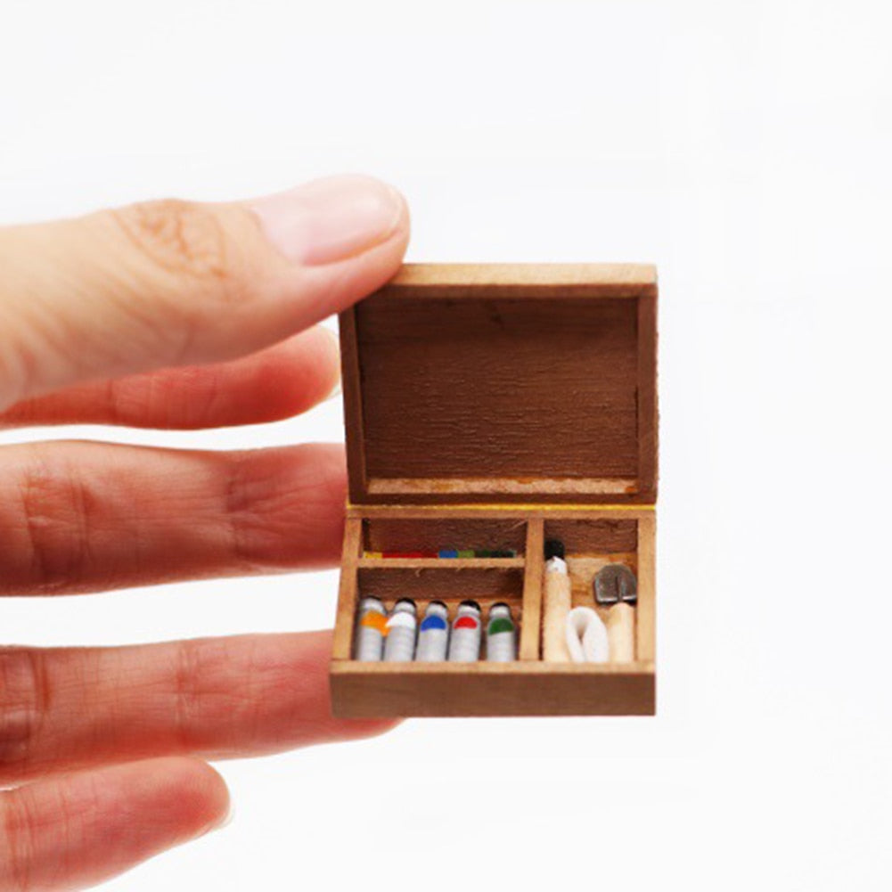 Miniature Art Room Scene (each piece sold separately, choose desired pieces)