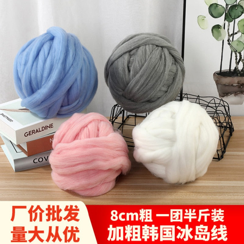 Thick Imitation Wool for Hand Knitting (8cm/16 color options)