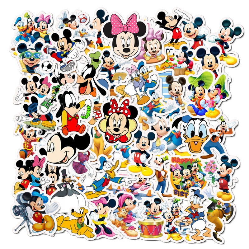 50Pcs Disney Waterproof Stickers