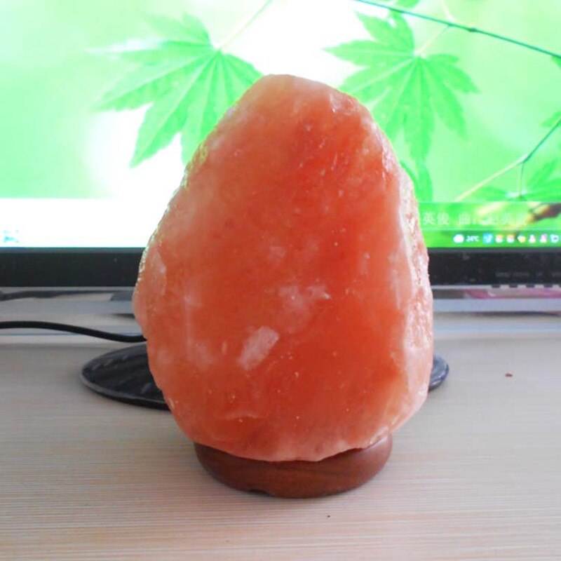 Natural Himalayan Salt Crystal Lamp Hand Carved