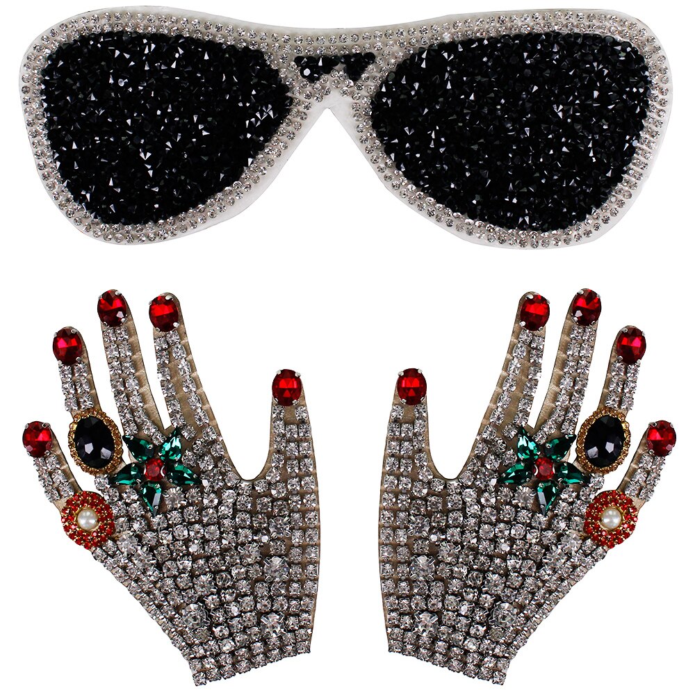 Rhinestone Sequin Applique Patches