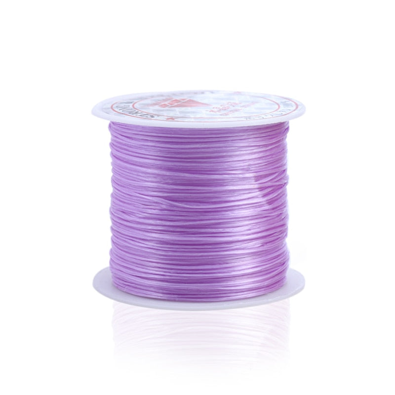 Strong Elastic Crystal Beading Cord (393in., color options)