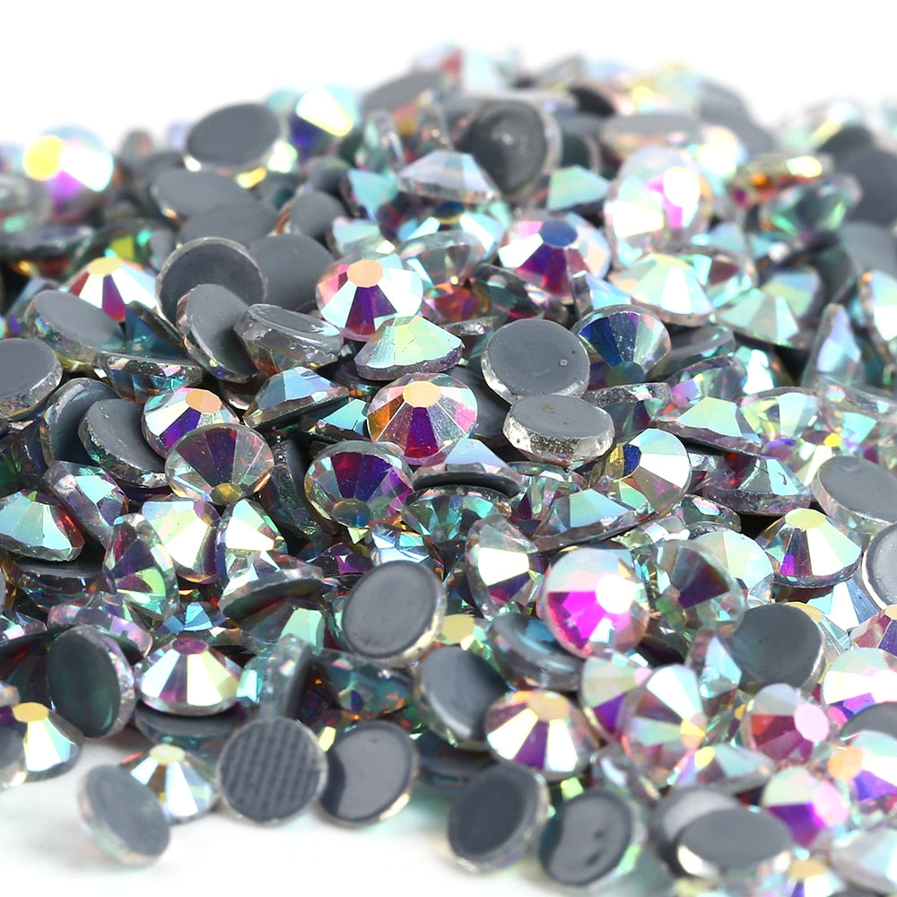 FlatBack Glitter/Crystal Rhinestones