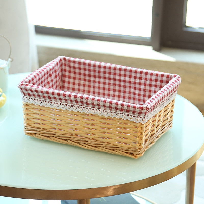 Handmade Rattan Storage Baskets