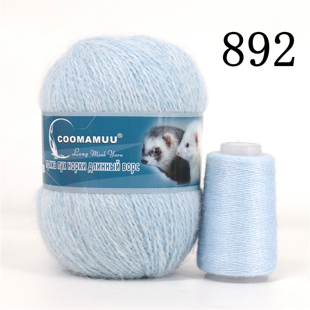 70g/Pcs High Quality Soft Mink Velvet Wool Yarn