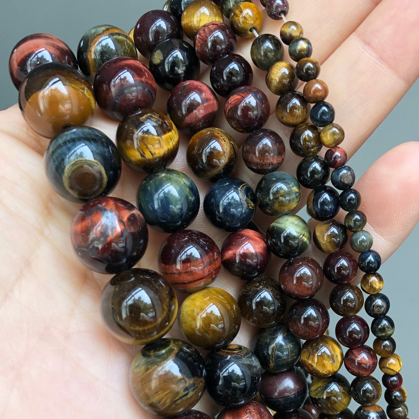 Natural Stone Loose Spacer Beads