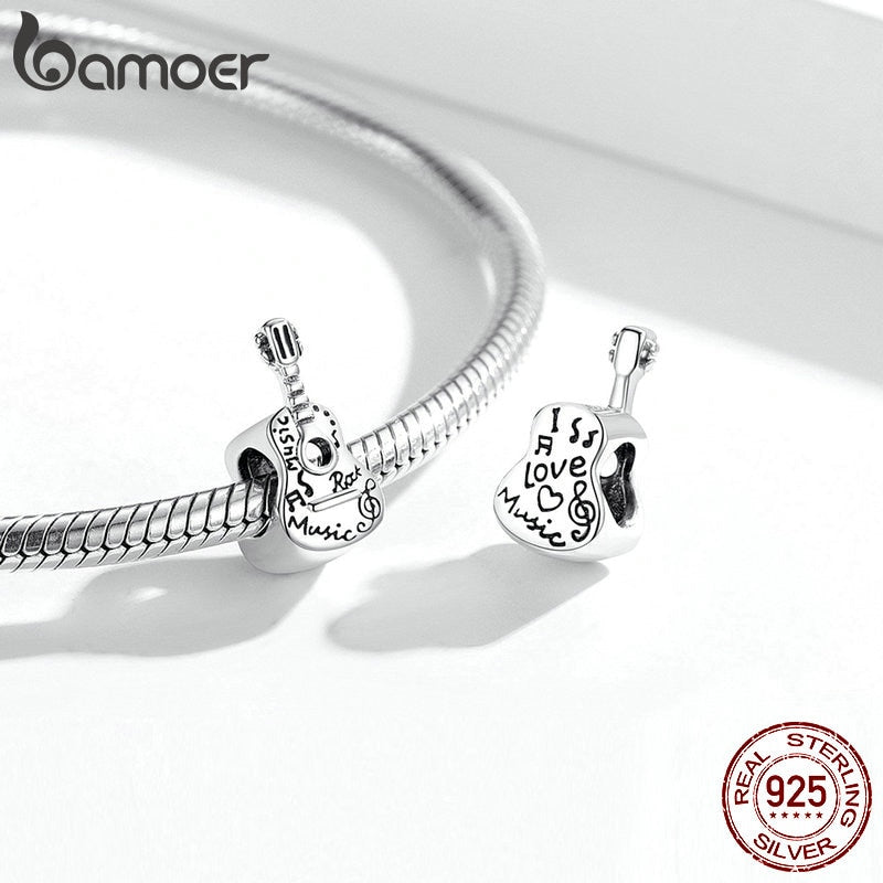 Bamoer Bracelet Retro Guitar Charm