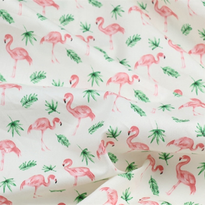 Flamingo Twill Cotton Fabric