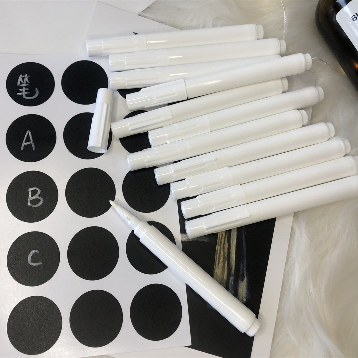 White Liquid Chalk Marker Pen (5/10/20 pack)