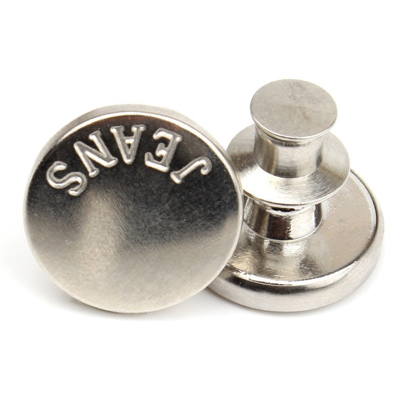 2PCs Snap Fastener Metal Buttons