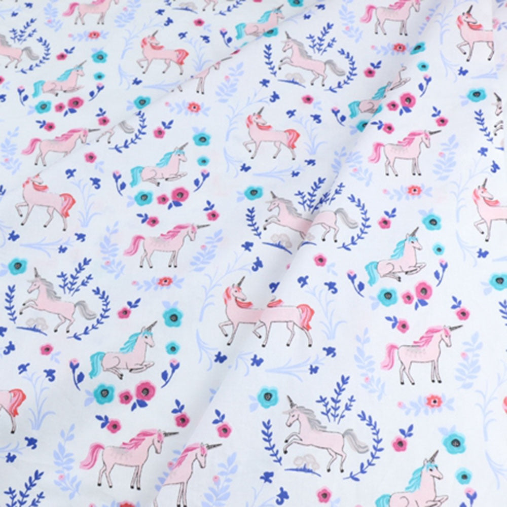 Patterned Twill Cotton Fabric (1/1.5/2 yards)