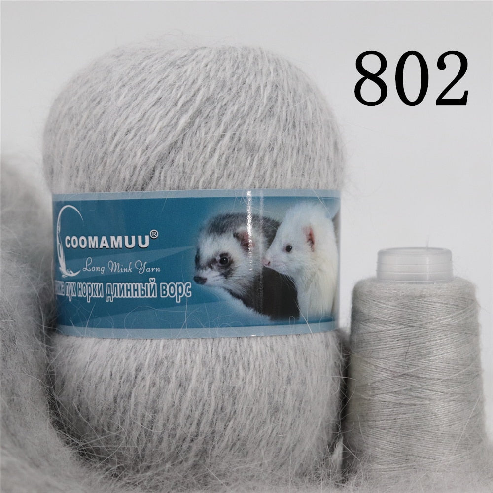 70g/Pcs High Quality Soft Mink Velvet Wool Yarn