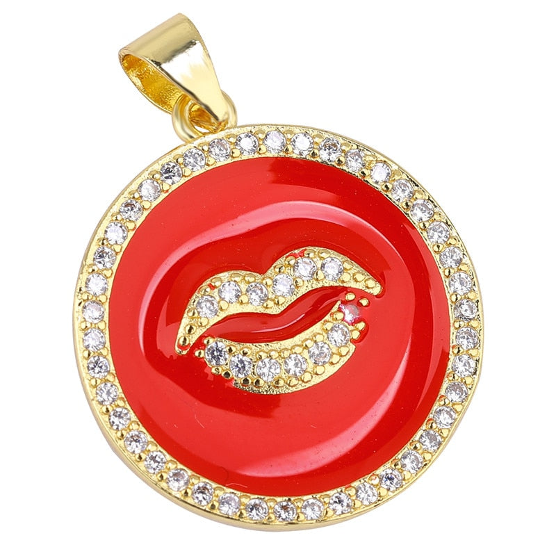 Enamel Charm Pendant (style option)