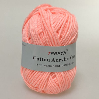 Cotton Blended Worsted Yarn