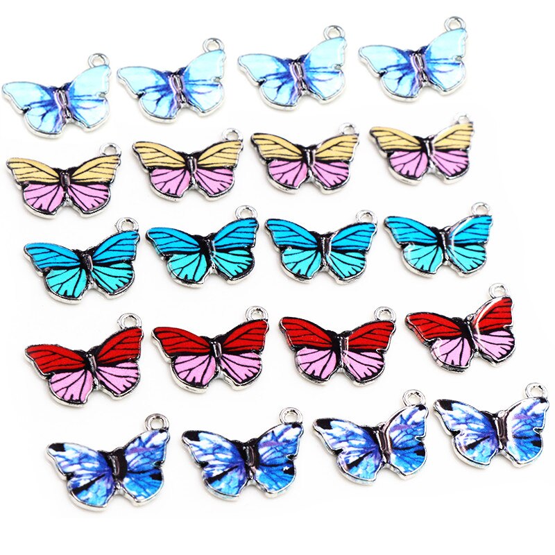 Colorful Butterfly Charms